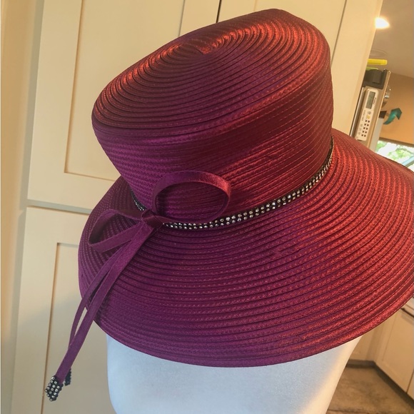 Mr. Song Millinery Accessories - MR.SONG MILLINERY Gorgeous MAROON/WINE colored. It is not red. So amazing NWT